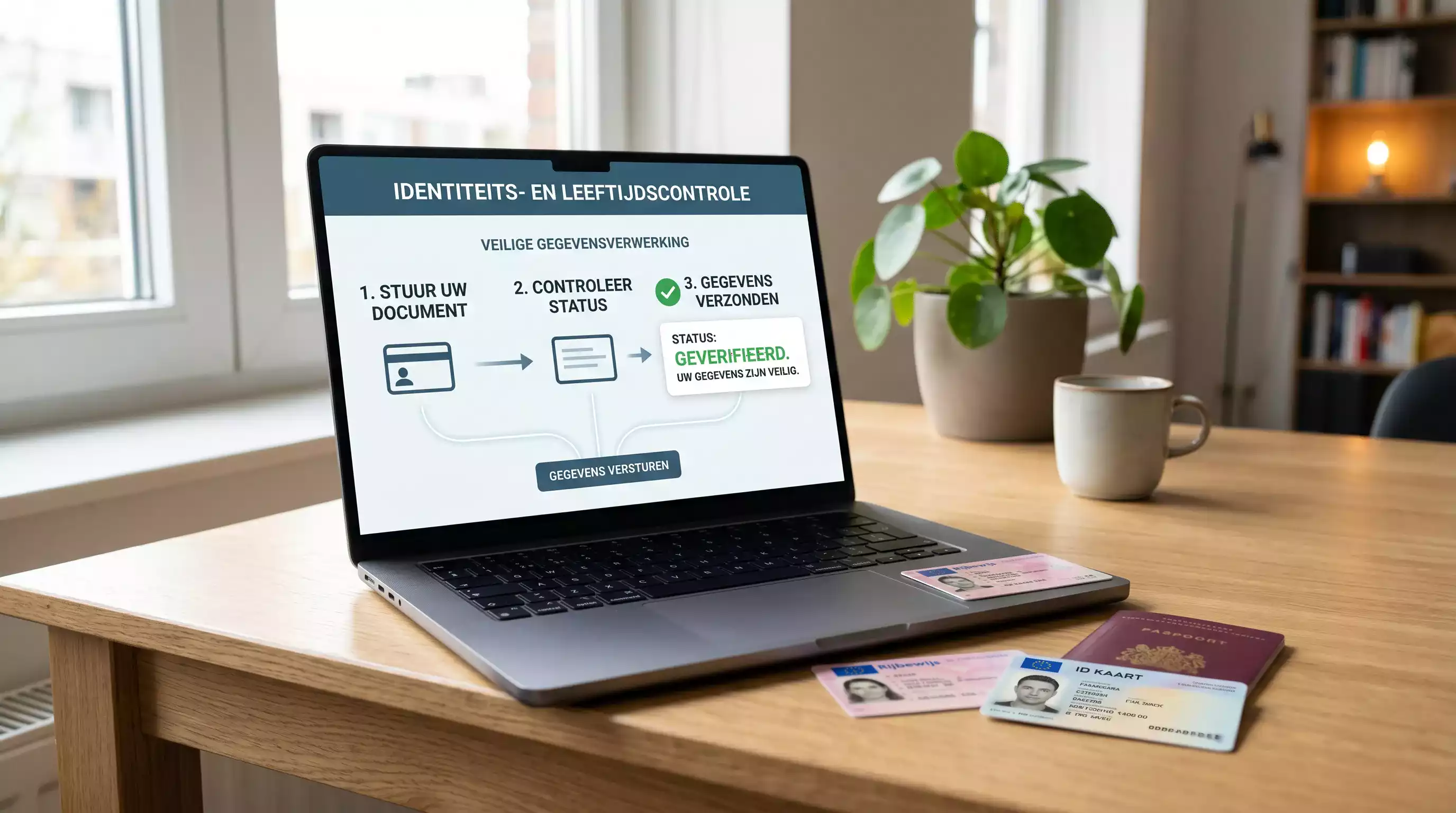 Overzicht van identiteitscontrole en Cruksstatus als beschermende stappen